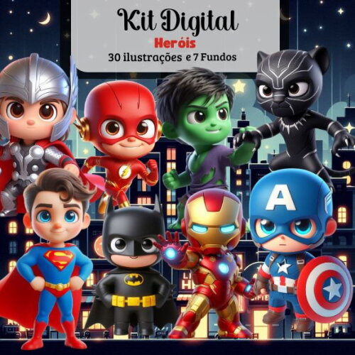 Kit Digital Heróis