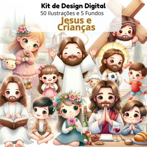 Kit Digital Jesus e as Crianças