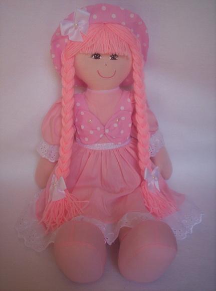 Boneca de pano 55 cm