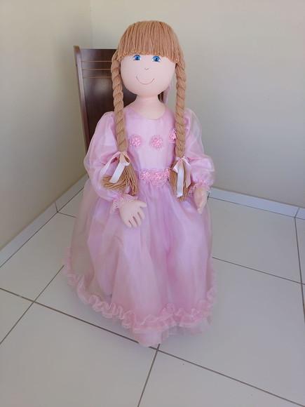 Boneca de Pano Articulada 1 m e 30cm Decoração e Festas
