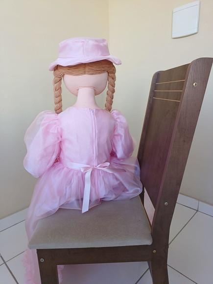 Boneca de Pano Articulada 1 m e 30cm Decoração e Festas