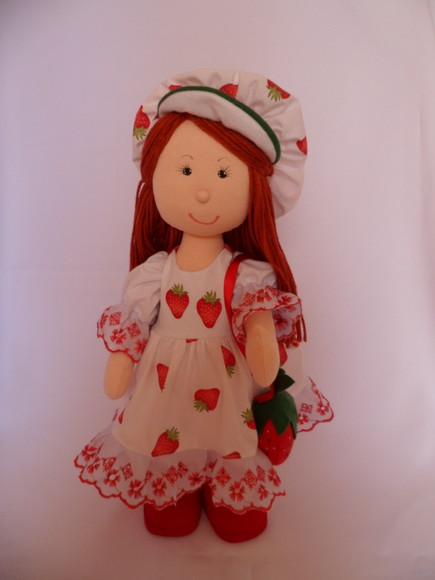 Boneca de Pano Articulada Decoração e Festas