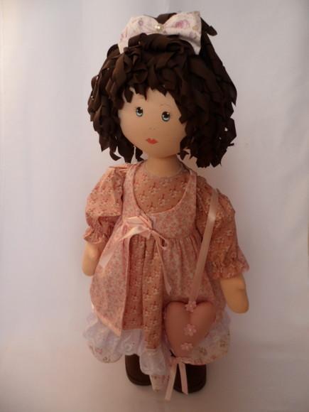 Boneca de Pano Articulada 63 cm para de Pé