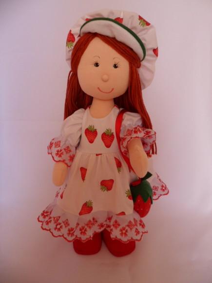 Boneca de Pano Articulada Decoração e Festas