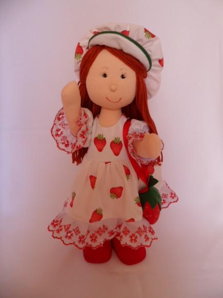 Boneca de Pano Articulada Decoração e Festas