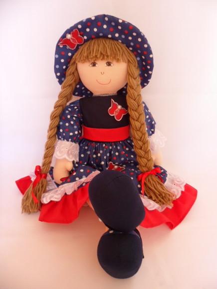 Boneca de Pano Boneca Grande 55 cm
