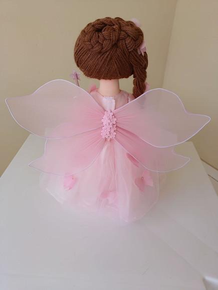 Boneca de Pano Fada 47cm Articulada para de Pé Festas