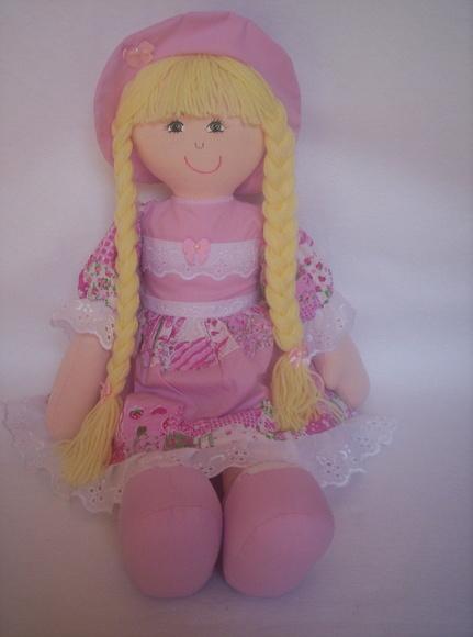 Boneca de pano grande 55 cm