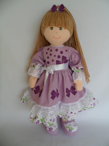 Boneca de Pano Grande 55 cm