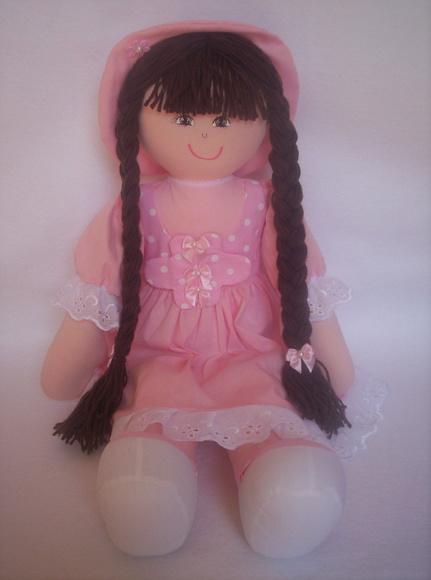 Boneca de pano grande 55 cm