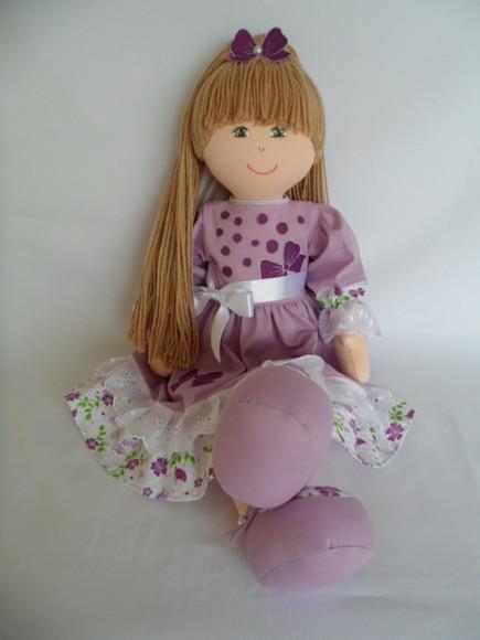 Boneca de Pano Grande 55 cm