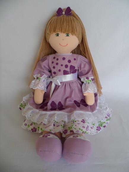 Boneca de Pano Grande 55 cm
