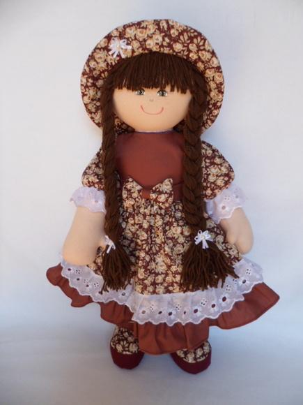 Boneca de Pano Grande 55 cm