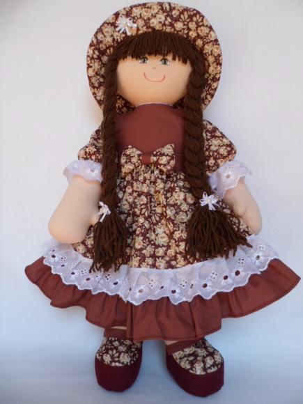 Boneca de Pano Grande 55 cm