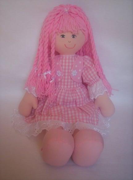 Boneca de Pano Grande para Brincar