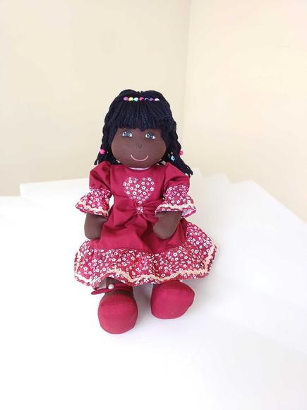 Boneca de Pano menina negra