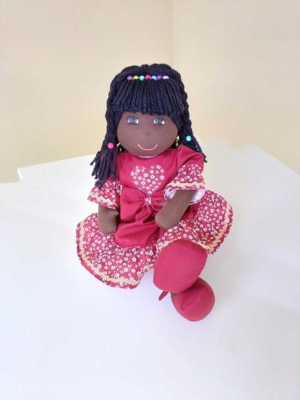 Boneca de Pano menina negra