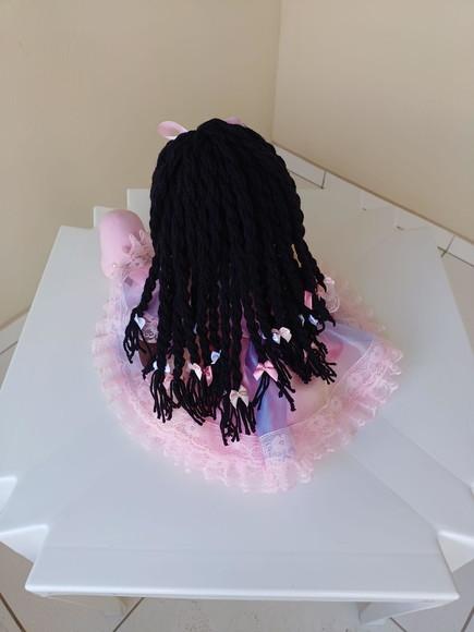 Boneca de Pano Negra 55 cm
