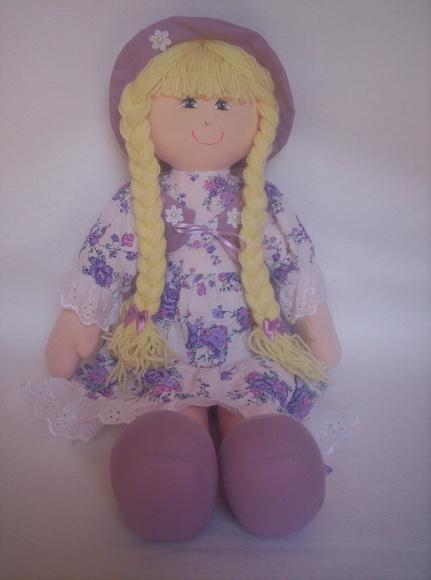 Boneca de Pano para Brincar 55 cm