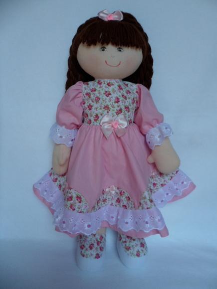 Boneca de Pano para Brincar 55 cm