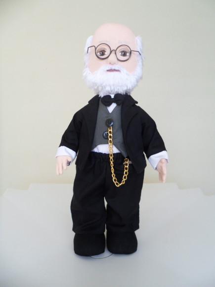 Boneco De Pano Decorativo Inspirado Em Sigmund Freud