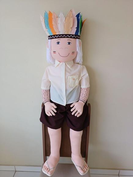 Boneco de Pano Índio 1 Metro