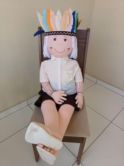 Boneco de Pano Índio 1 Metro