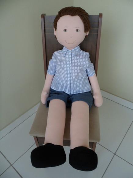 Boneco de Pano Menino de 1 Metro