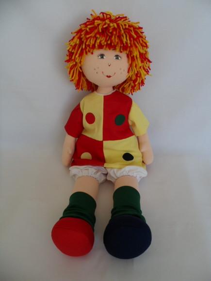 Emilia Boneca De Pano 60 Cm