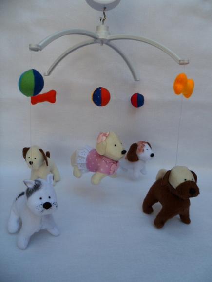 Móbile de berço cachorro