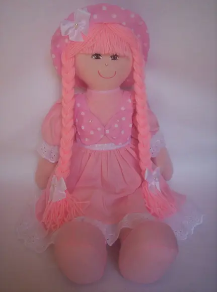 Boneca de pano 55 cm