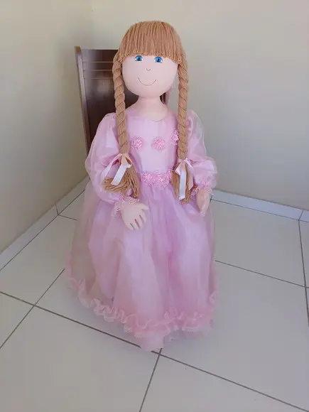 Boneca de Pano Articulada 1 m e 30cm Decoração e Festas