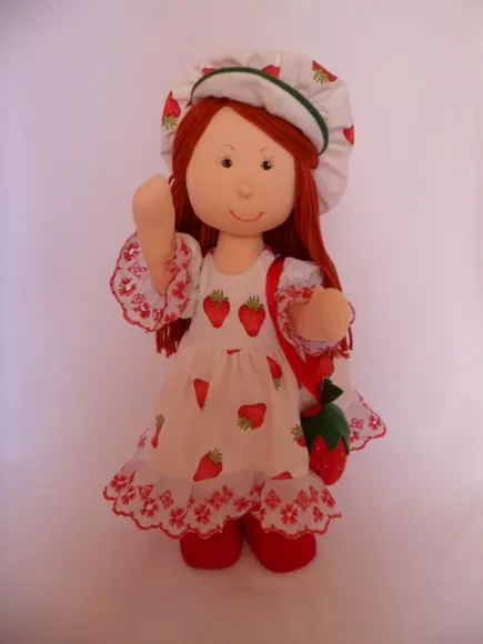 Boneca de Pano Articulada Decoração e Festas