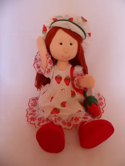 Boneca de Pano Articulada Decoração e Festas