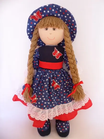 Boneca de Pano Boneca Grande 55 cm
