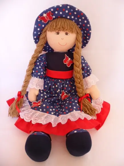 Boneca de Pano Boneca Grande 55 cm