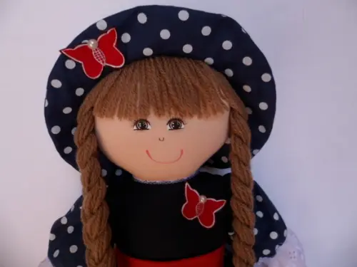 Boneca de pano grande