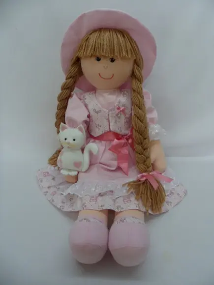 Boneca de pano grande 55 cm