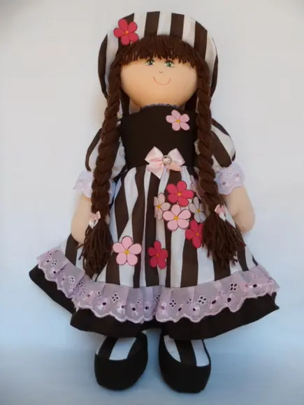 Boneca de pano grande 55 cm