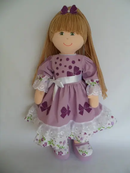 Boneca de Pano Grande 55 cm