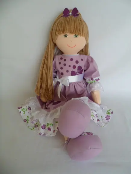 Boneca de Pano Grande 55 cm