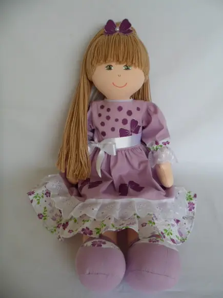Boneca de Pano Grande 55 cm
