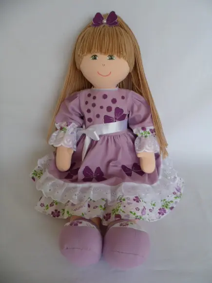 Boneca de Pano Grande 55 cm