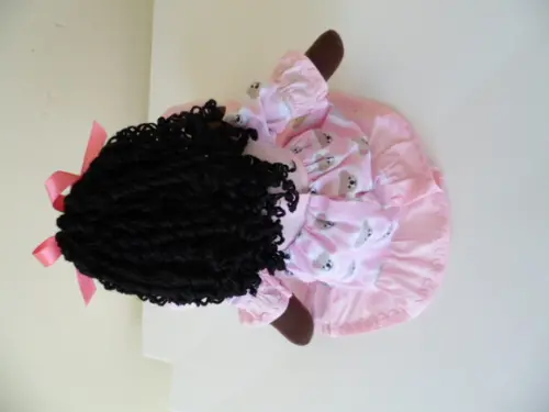 Boneca de Pano Negra 35 cm