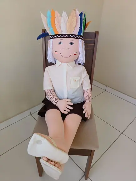 Boneco de Pano Índio 1 Metro