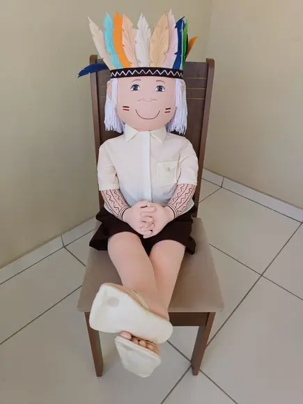 Boneco de Pano Índio 1 Metro