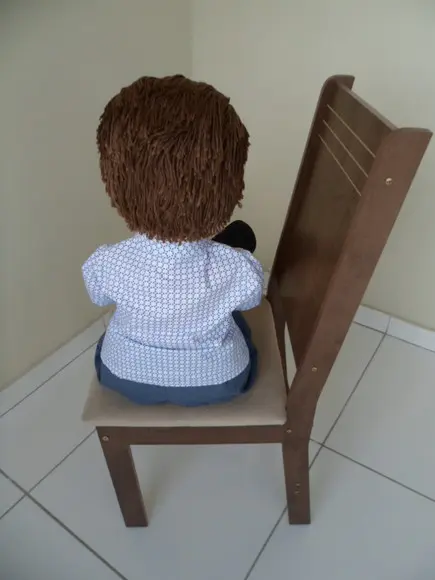 Boneco de Pano Menino de 1 Metro