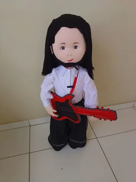 Boneco de Pano Personalizado 1 Metro Decoração para de Pé