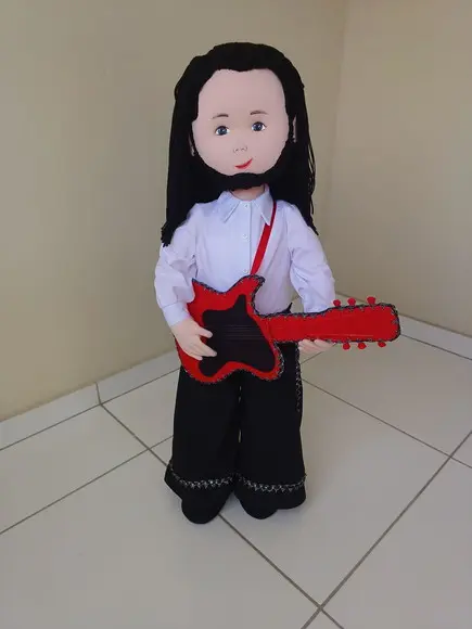 Boneco de Pano Personalizado 1 Metro Decoração para de Pé