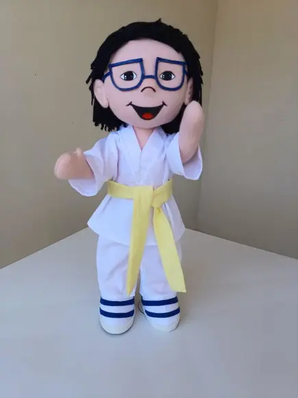 Boneco de Pano Personalizado Articulado para de Pé 40 cm